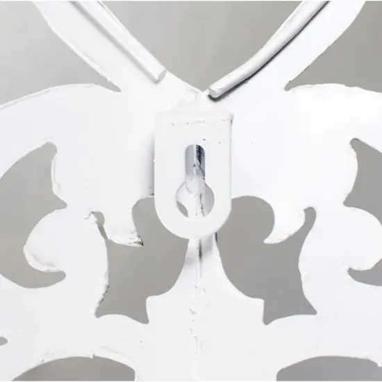 24" Metal Filigree Angel Wings: Light Blue {2}