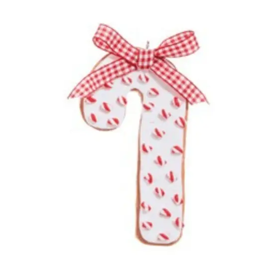 4.5" Peppermint Sprinkles Cookie Ornament {4}