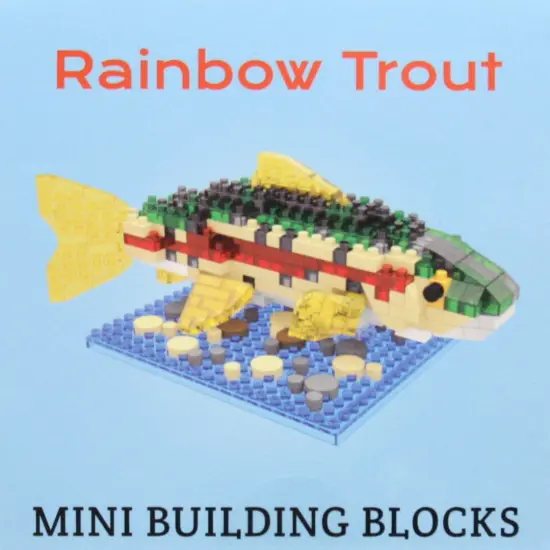Mini Building Blocks - Rainbow Trout {4}