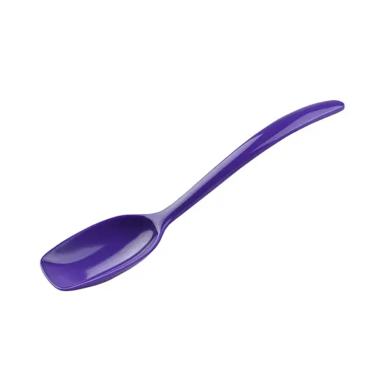 Hutzler 7.5-Inch Melamine Mini Solid Spoon Violet {1}
