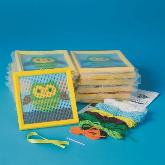 Owl Needlepoint Craft Kit (Pack of 12) {3}