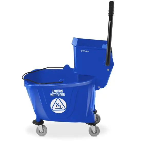 Dryser Commercial Side Press Wringer Combo Mop Bucket, 33 Quart {2}