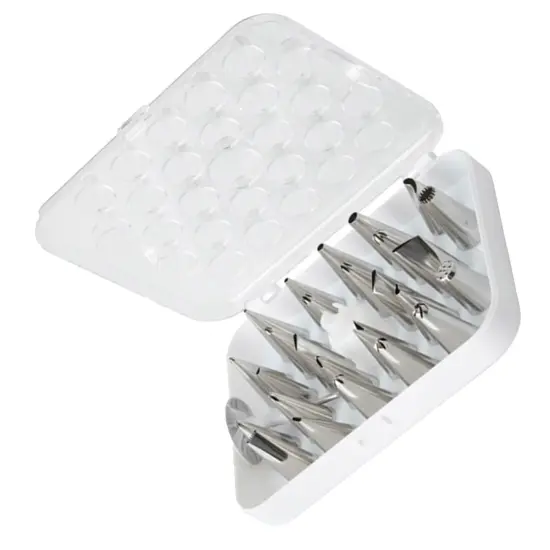 Wilton 28 Piece Classic Decorating Tip Set for Cake {2}