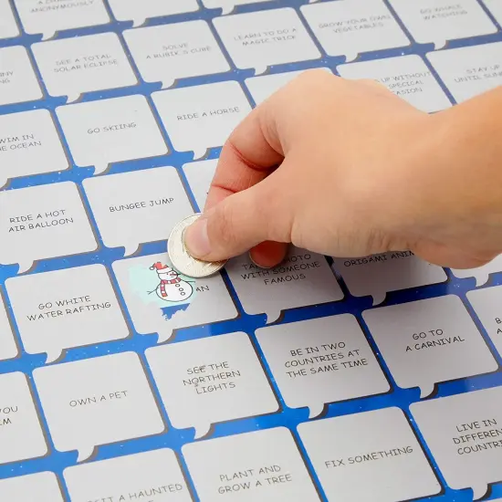 Scratch off Poster, 100 Things To Do Before Turning 100 Bucket List (16.5 x 23.5 In) {4}