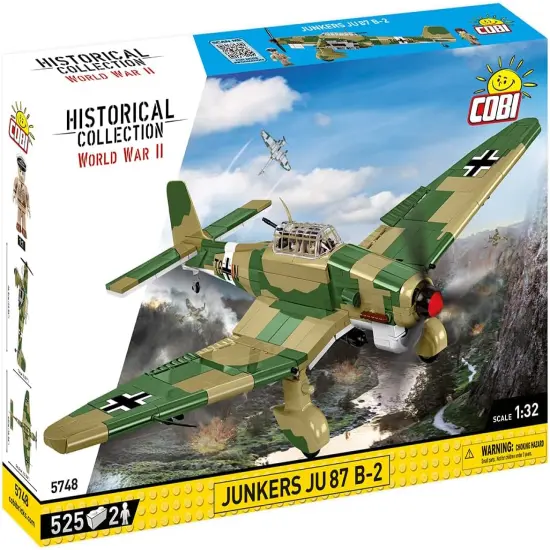 COBI Historical Collection WWII JUNKERS JU 87 B-2 Plane {2}