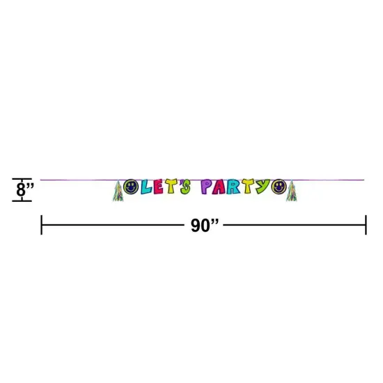 Graffiti Party Letter Banner w/ Tassels (1/Pkg) {2}