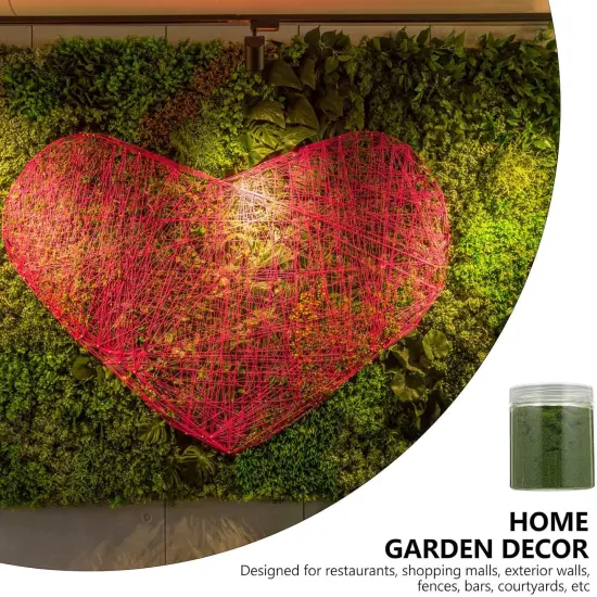 Nylon Simulated Moss, 650ml Artificial Grass Powder, Fake Green Moss for Mini Indoor Flowers and Grass Pots, Green Fake Grass Powder for DIY Mini Fairy Garden Decoration {4}