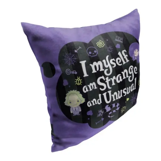 Warner Brothers Beetlejuice 18 Inch Throw Pillow Strange Unusual {2}