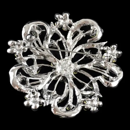 Belagio Enterprises - Rhinestone Brooch - 2 1/2" W x 2 1/2" L - BW-145 {3}