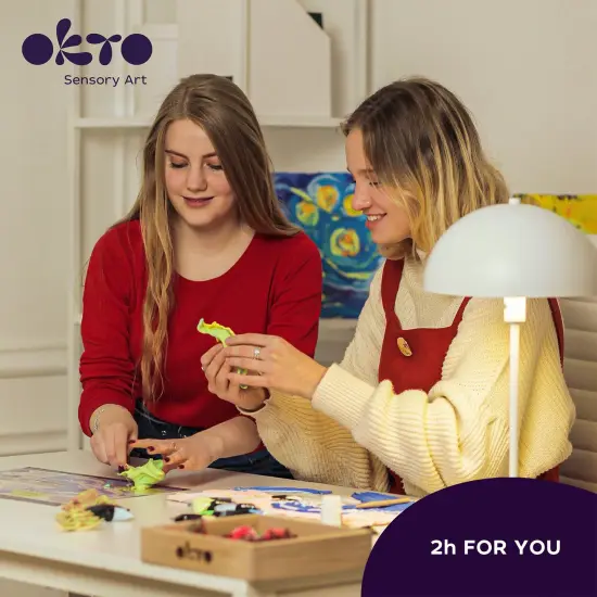 OKTO Sensory Art 3D Woodcraft &ldquo;Energy&rdquo; &ndash; Succulent Craft Kit {6}