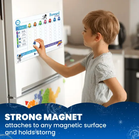Magnetic Behavior Chore Chart for Kids - Boys Edition {3}