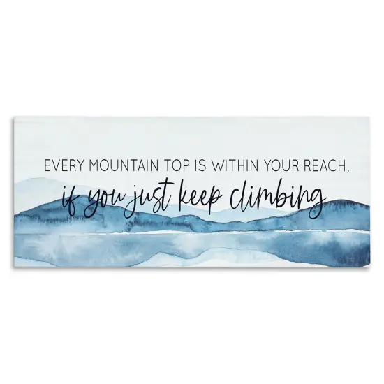 Stupell Industries Mountain Within Reach Canvas Wall Art Design by Lux + Me Designs {1}