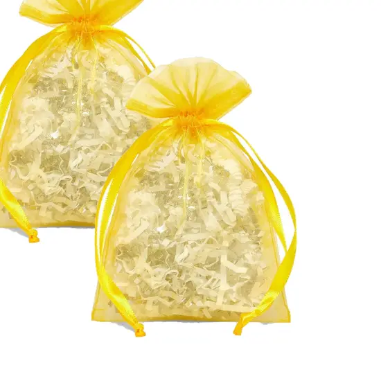 5&rdquo; x 8&rdquo; Organza Pouch Bags Elegant and Lightweight {6}