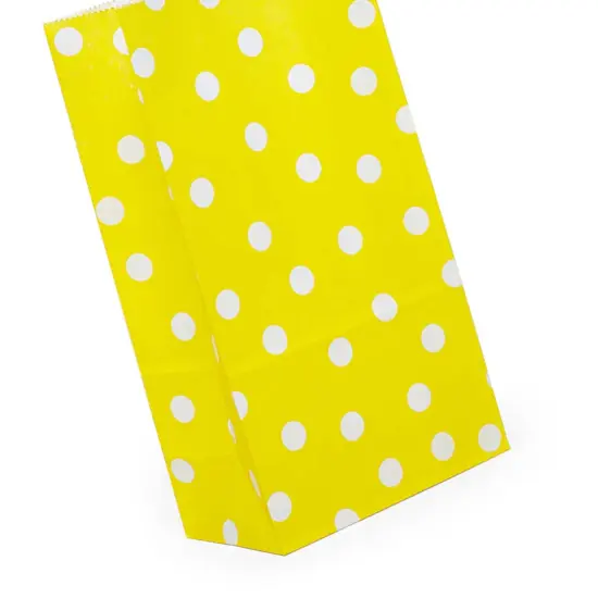 Dot Patterned Sos Food Bags 5'' x 3'' x 9 1/2'' Packaging {6}
