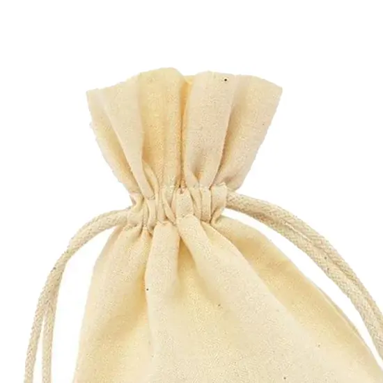 Cheerful Holiday Muslin Bag 4" x 6" {5}