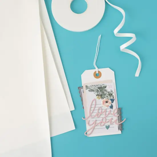 Sticky Thumb Double-Sided Foam Tape 3.94 Yards-White, 0.25"X1mm {7}