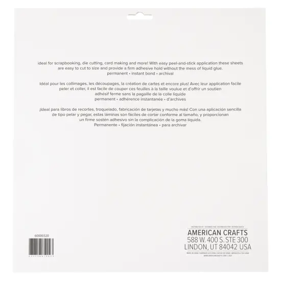 Sticky Thumb Double-Sided Adhesive Sheets 12"X12" 10/Pkg-Clear {5}
