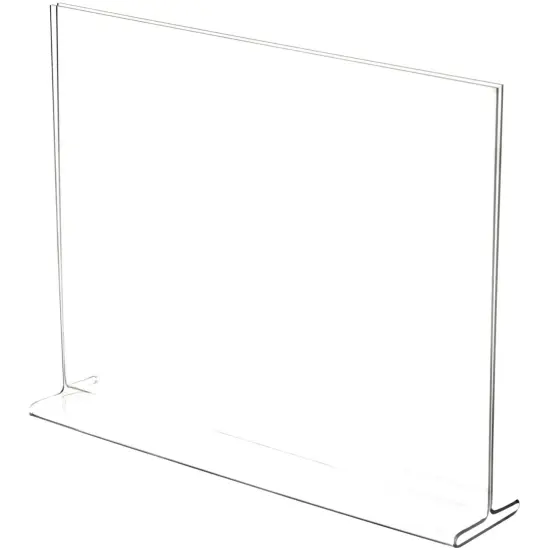 Plymor Clear Acrylic Sign Display / Literature Holder (Top-Load), 12" W x 9" H {1}