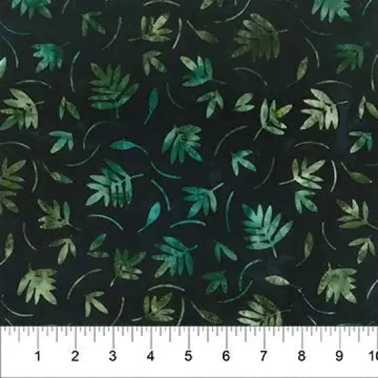 Banyan 83131-99 FRAGRANT - Leaf Toss - Black 45" Fabric Per Yard {1}