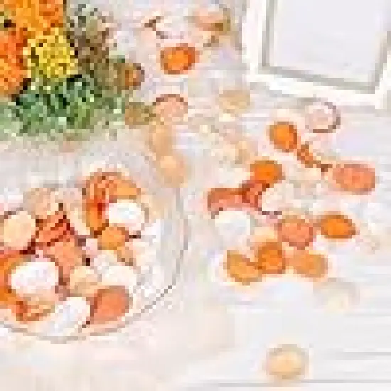 Fake Rose Petals Fall Wedding Decor {2}