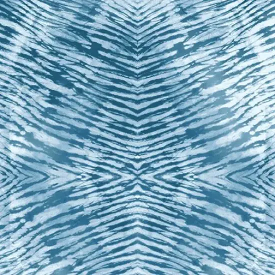 Green Shibori Teal Fur Cotton 44"/45" Fabric Per Yard {1}