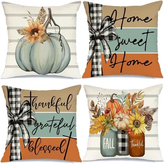 Fall Pillow Covers 18 x 18 Inch {1}
