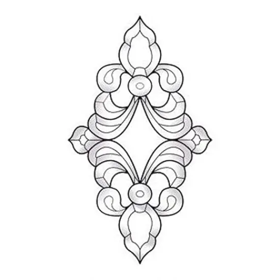 8" x 12" Exquisite Clear Glass Bevel Cluster EC602 {1}