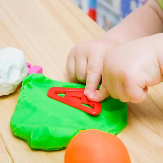 Plastic Dough Tools for Kids 61 Piece Set Cookie Cutters & Stamps {4}