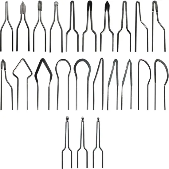 23pcs Wood Burning Kit,Wood Burning Tips Wood Burner tip,Burning Tool Wood Burning High impedance Nickel-Chromium Wire Pen tip Wood Burning Tool Pen tip can Replace Accessories (Pen tips-1-23 Kinds) {1}