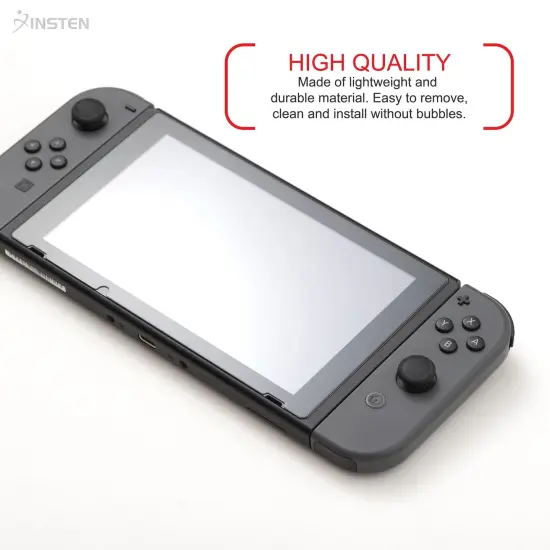 Insten 2 Pack Glass Screen Protector Compatible with Nintendo Switch 2017, Premium Tempered Glass Console Protective Cover, HD Clear {5}