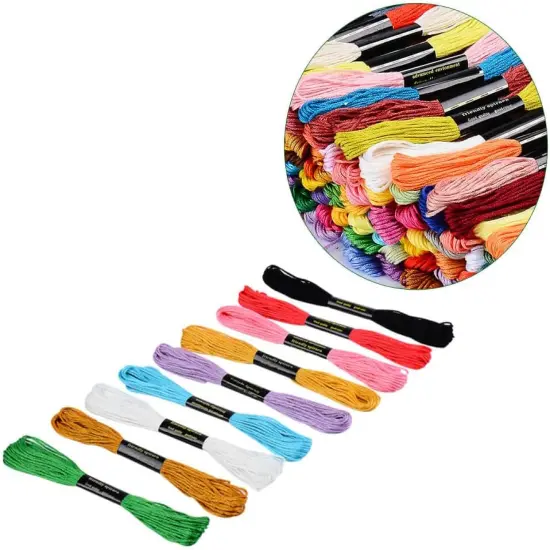 124 Skeins Embroidery Floss {5}