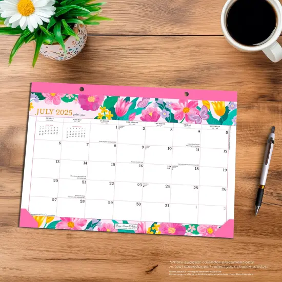 Bonnie Marcus OFFICIAL | 2026 14x10 Inch 18 Months Monthly Desk Pad Calendar | July 2025 - December 2026 {2}