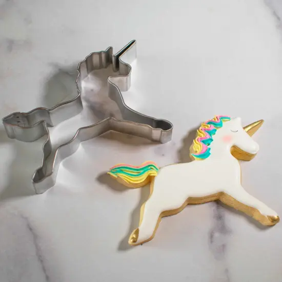 4.5&rdquo; Full Unicorn Metal Cookie Cutter {2}