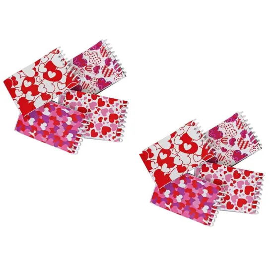 Heart Notebooks 4 Inch Mini Notepads 8 Pieces Per Unit {4}