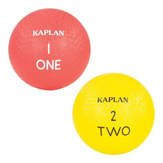 Kaplan Early Learning Company Colored Playground Balls - Set of 6 {3}