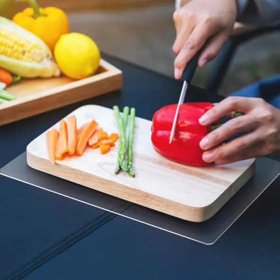 Non-Slip Cutting Board Mat, Clear Anti-Slip Cutting Board Mat for Home Cooks and Chefs, Safety Grip Mat Under Kitchen Cutting Boards, Dishwasher Safe Great as Drawer Liners (10" x 15", 1 Pack) {1}