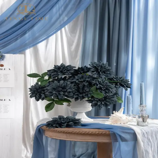 Summer Bouquets Artificial Flowers 20pcs Silk Dahlia 5"/6" Fake Flowers {3}