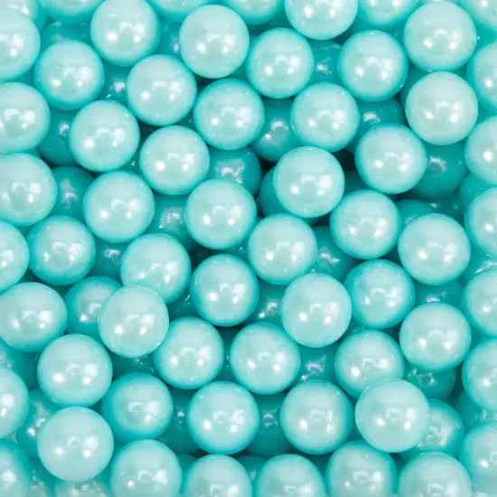 Krazy Sprinkles - Light Blue Pearl 8mm Beads (1/2 Cup, 1x Jar) for Cakes, Ice Cream & Cookies {2}