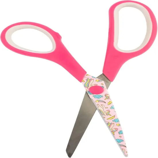 Non-Stick Blades, Unicorn Print Scissors, Multi {5}