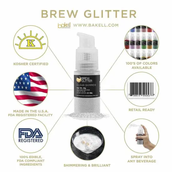 4th of July Brew Glitter Spray Pump Combo Pack Collection B (4 PC SET) {5}