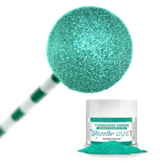 Turquoise Green Dazzler Dust® 5 Gram Jar {1}