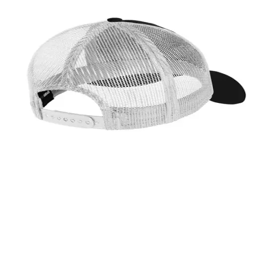 Sport-Tek&reg; PosiCharge Competitor Mesh Cap Black/White {5}