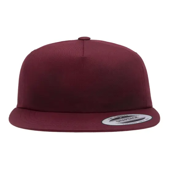 YP Classics&reg; Adult Unstructured Snapback Cap MAROON {1}