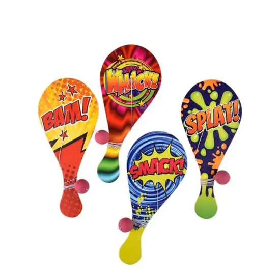 10 Inches Superhero Paddle Balls {2}