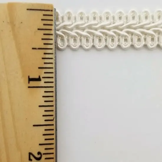 1/2" Chinese French Braid Gimp Trimming - 12 Continuous Yards - Many Colors! Oyster {2}