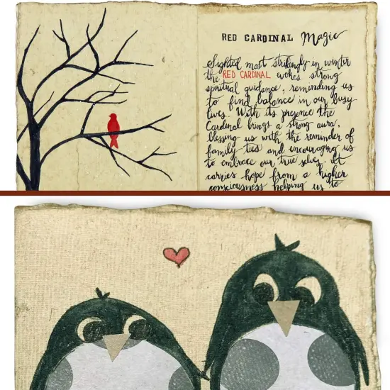 Handmade Antique Deckle Edge Blank Cards {4}