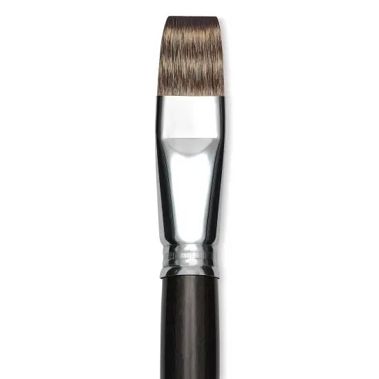 Escoda Vintage Synthetic Brush - Bright, LongHandle, Size 20 {1}