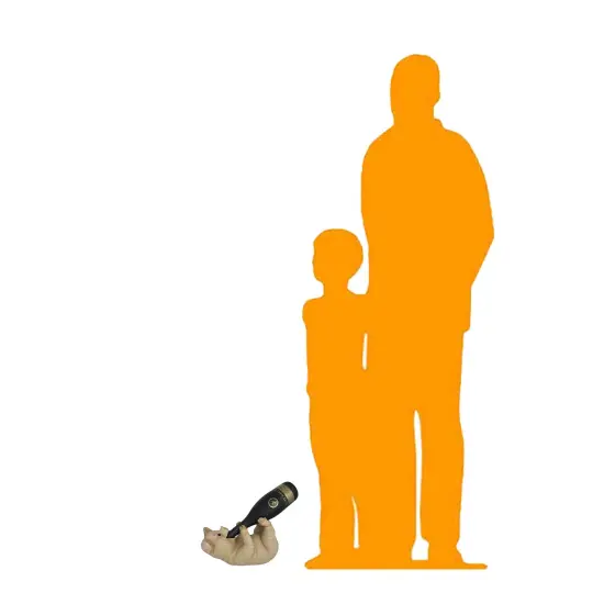 Pig Wine Bottle Holder Statue {2}