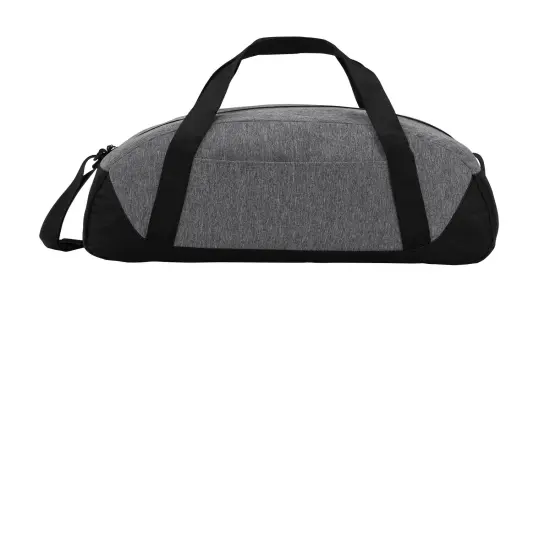 Port Authority&reg; Access Dome Duffel Heather Gry/Bk {1}