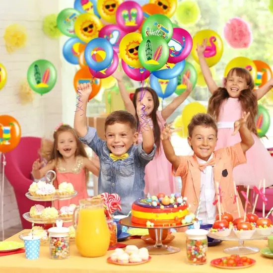 50 Pcs Summer Theme Party Balloons {4}